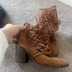 Free People Woven Booties